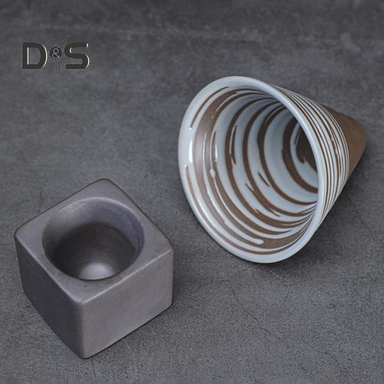 200 мл керамическая воронка для кофе с основанием, термостойкая кружка ручной работы в японском стиле для латте, капучино, чая, эспрессо, коническая кружка, подарок на день рождения