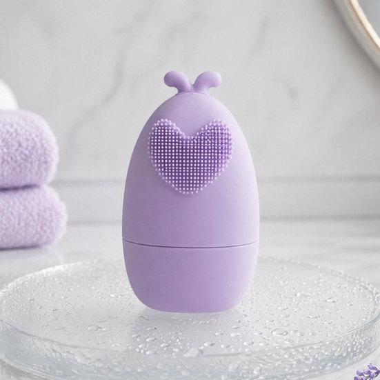 Silicone Ice Face Roller, Bunny Egg Shape Ice Mold for Skincare, Reusable Facial Massage Tool for Shrink Pores Anti Wrinkle Reduce Puffiness