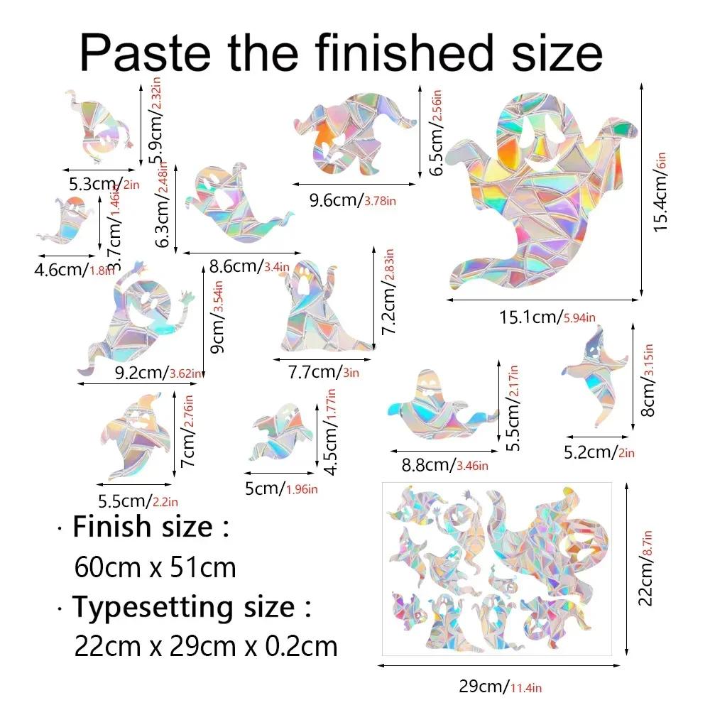 ПВХ кошка бабочка призрак призма стекло радуга ловец солнца наклейки на окна настенные наклейки для дома спальня украшения самоклеящаяся наклейка