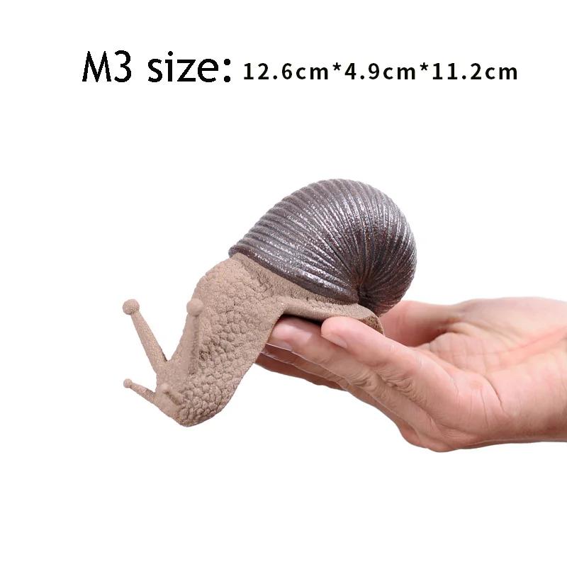 Tea Pets Snail Ornaments Succulent Flowerpot Simulation Ceramic Crafts Jewelry Home Garden Decoration Figurines & Miniatures