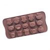 Animal Silicone Chocolate Mold DIY Baking Tool Love 15 Holes Cartoon