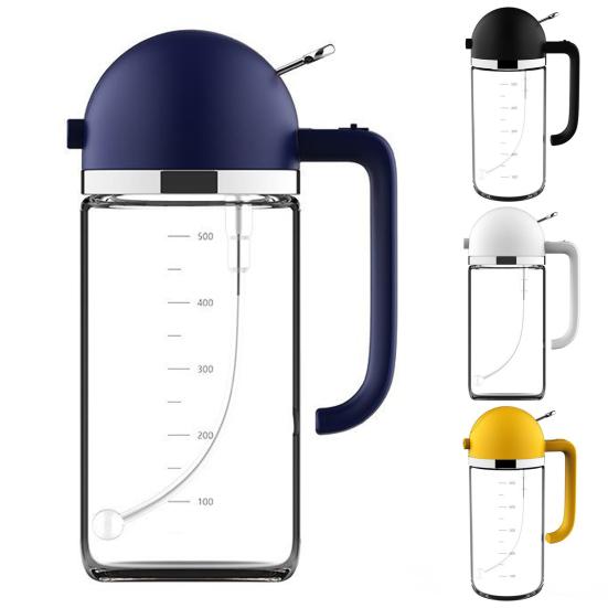 Yousheng 500 мл распылитель масла антизасоряющий 2-в-1 стеклянный прозрачный дозатор уксуса для барбекю