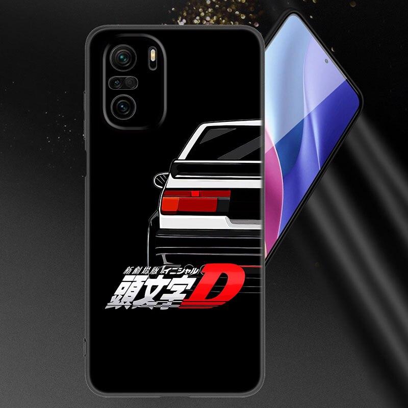 Чехол для телефона Initial D AE86 для Xiaomi Mi POCO X3 NFC GT M4 M3 12 11T 10T Pro A3 11 Lite NE 5G 12X 11i F3, мягкий черный чехол из ТПУ