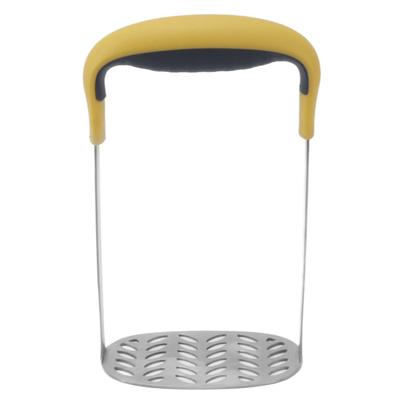 Пищевая толкушка из нержавеющей стали Ручная многофункциональная толкушка для картофеля, фруктов, овощей, детского питания