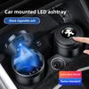 Car Interior Accessories Ashtray LED Light Portable Smoke Ashes Holder For Peugeot 208 3008 308 207 107 508 607 106 406 408 5008