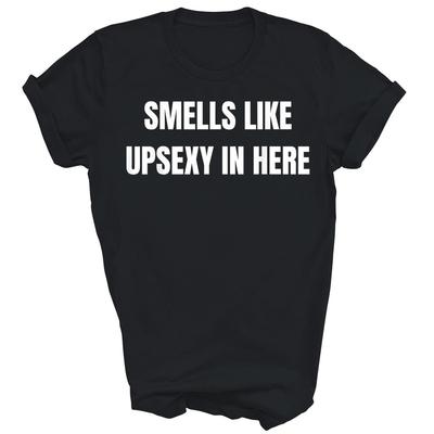 Здесь пахнет Upsexy Унисекс Футболка Подарок