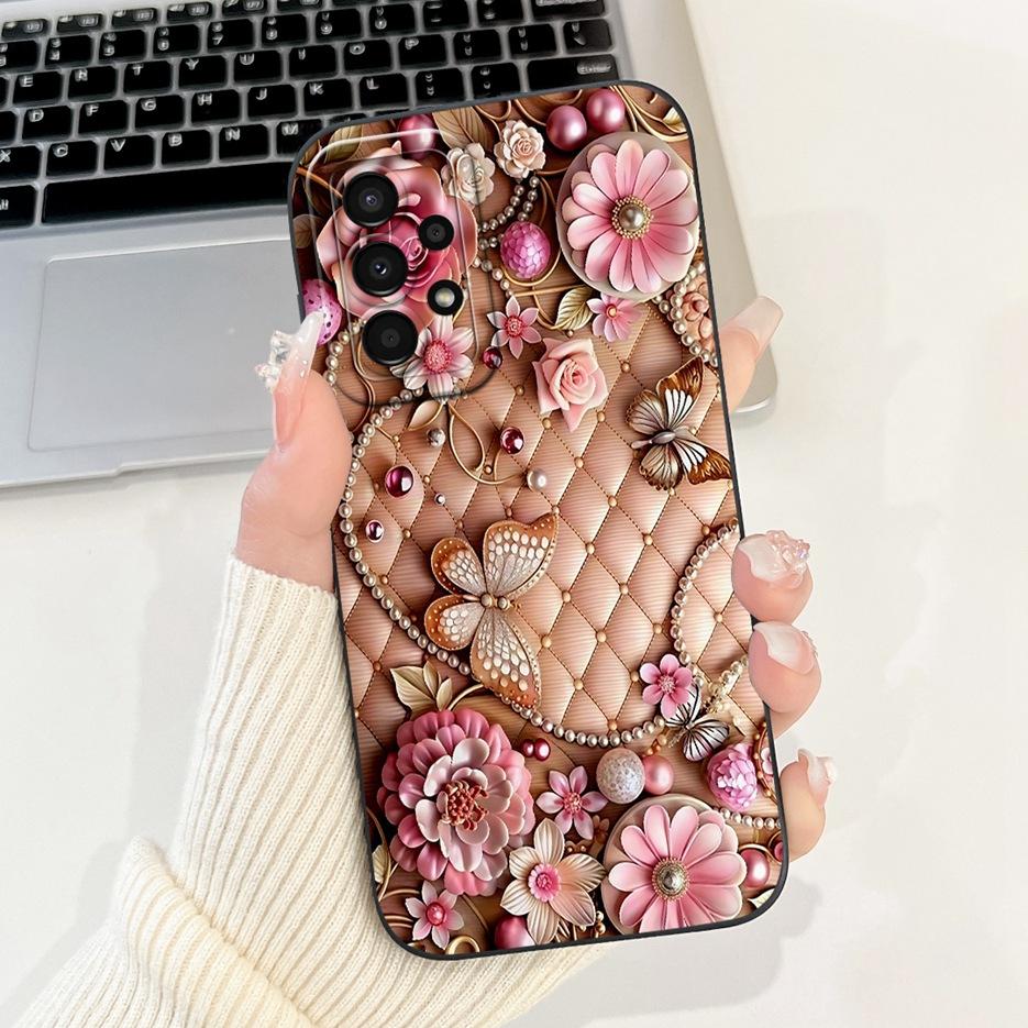 Чехол для Samsung Galaxy A53 5G SM-A536B Милый Конфетный Модный Расписной Чехол Мягкий Силиконовый Чехол Для Samsung A23 A33 A53 A73 5G Оболочка