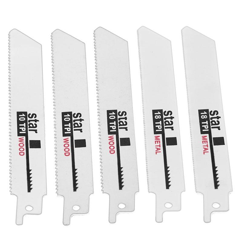 10 шт./компл., набор пильных полотен, твердосплавные, деревообрабатывающие, древесноволокнистые плиты, режущие по металлу сабельные пилы, электроинструменты, аксессуары