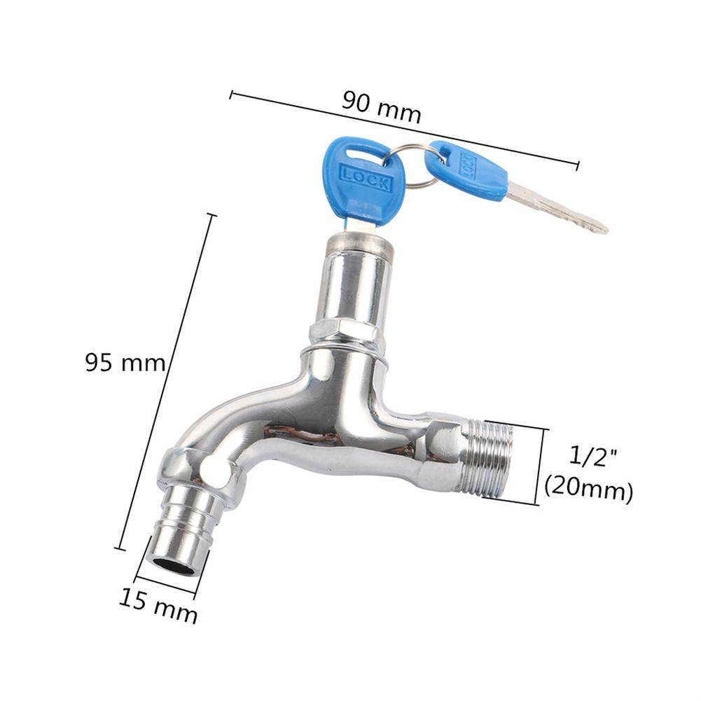 Садовый Водопроводный Кран 1 Вход 2 Выхода Кран с Двойным Ниппелем 1/2'' 3/4'' Водоразделитель Соединитель Кран Клапан Стопор Воды Ключи