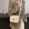 2025 осень новая корейская версия персонализированная простая на плечо маленькая квадратная сумка трендовая модная нишевая дизайнерская ретро сумка-мессенджер
