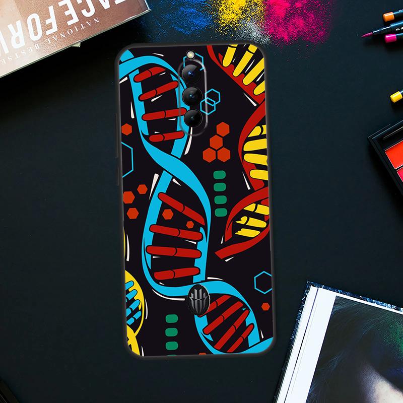 Научный Чехол для Телефона Биология ДНК для ZTE Nubia Red Magic 9 8 8S Pro Plus RedMagic 6S 7S Pro 6 7 Pro 5S 6R 5G Задняя Крышка