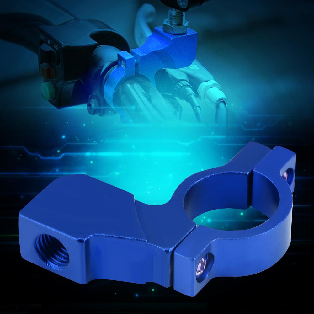 10mm Motorcycle Rearview Mirror Bracket Handlebar Mount Mirror Adapter Holder Clamp Silver