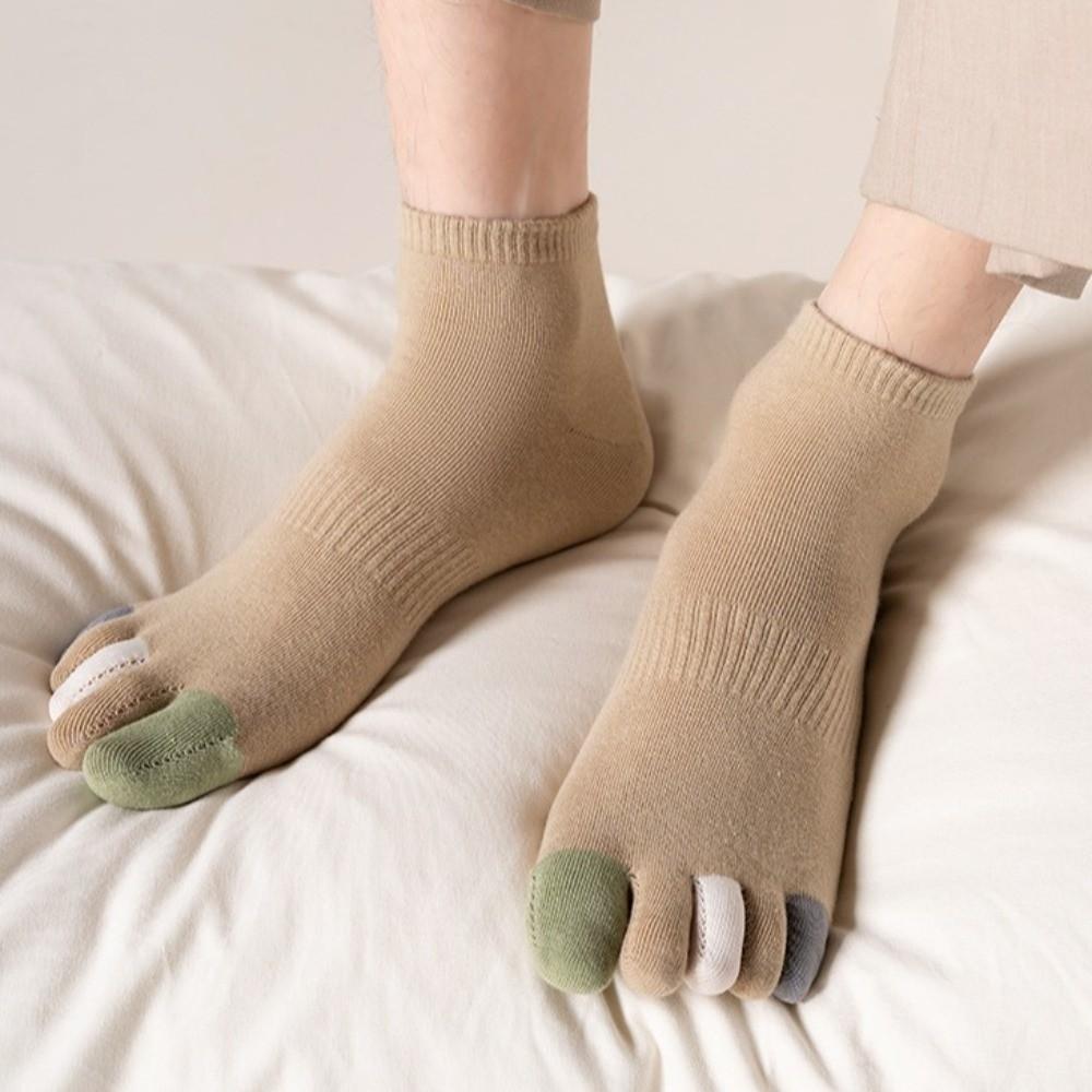 Hosiery Men's Five Finger Socks Colorful Toe Design Sports Socks Five Toe Socks Hiking