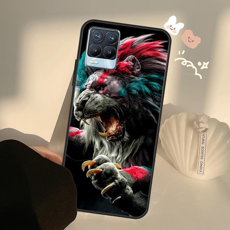 Чехол King of jungle Lion для OnePlus 10 9 Pro 8T 9R Nord2 Чехол для Realme GT Neo 2 3 GT Master 8i 9i 8 Pro