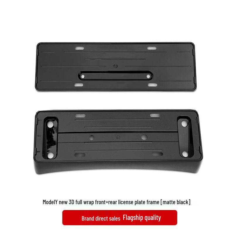 Tesla Model 3/Y License Plate Frame - New Version, Full Protection Holder