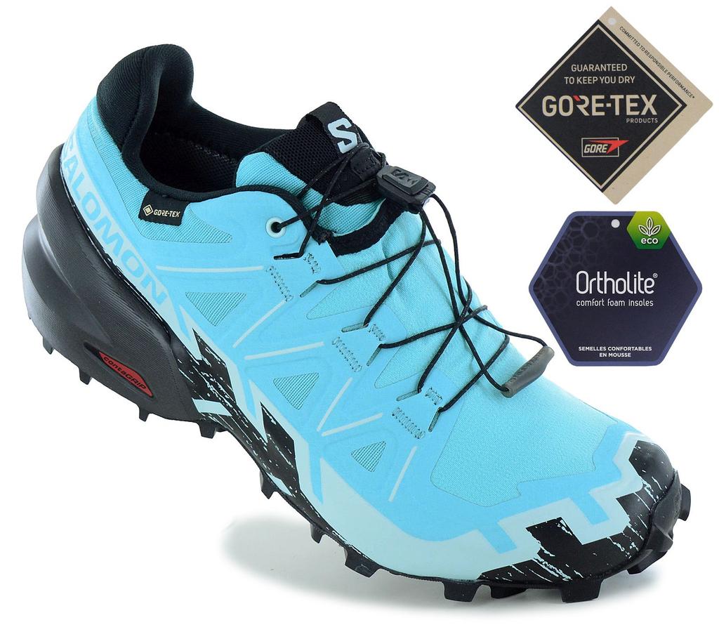SALOMON Speedcross 6 GTX W - GORE-TEX - Женские кроссовки для трейлраннинга Белый 477656 ОРИГИНАЛ