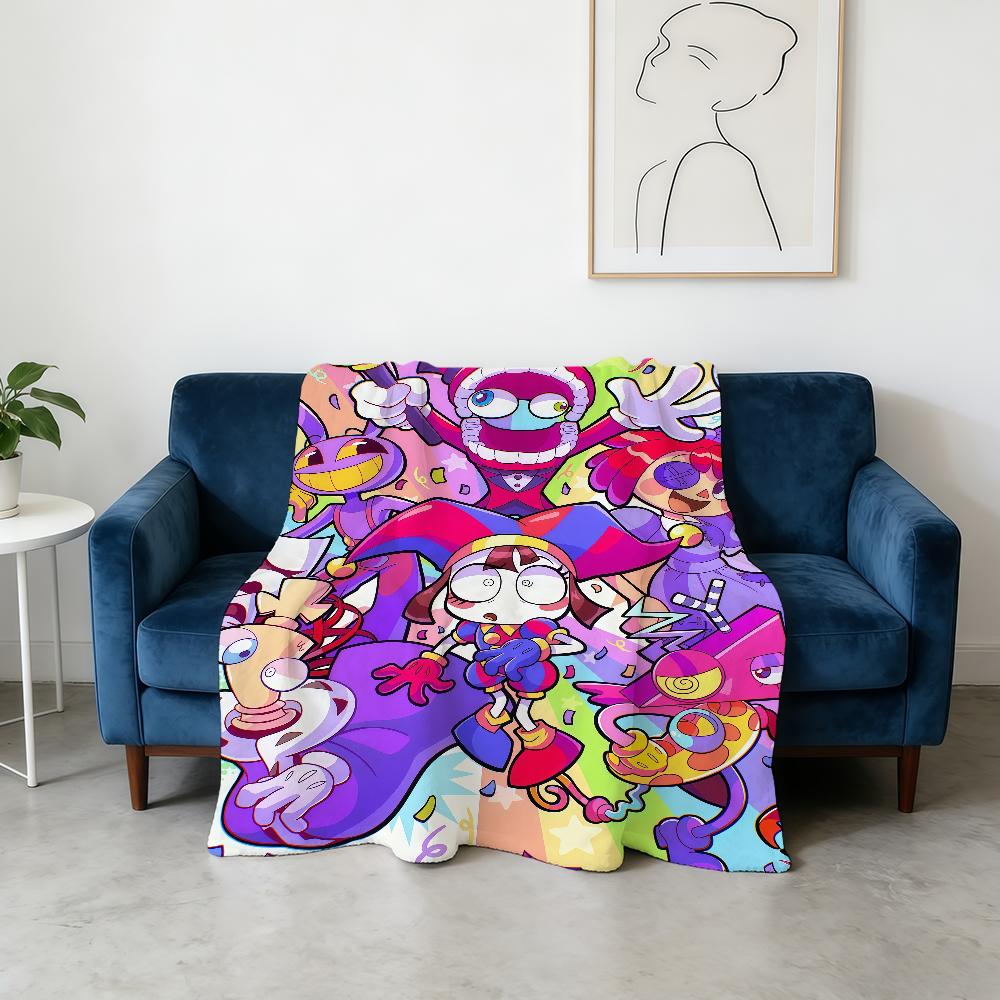 Blanket Super A-Amazing Warm C-Circus-ES Comfortable D-Digital Plush Throw Blanket Child Home Sofa Bedroom Gift
