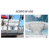 1-1/4'' to 2'' Stainless Steel  360° Clamp Fishing Rod Holder Boat Accessories Marine Suitable For 32-50MM Pipe