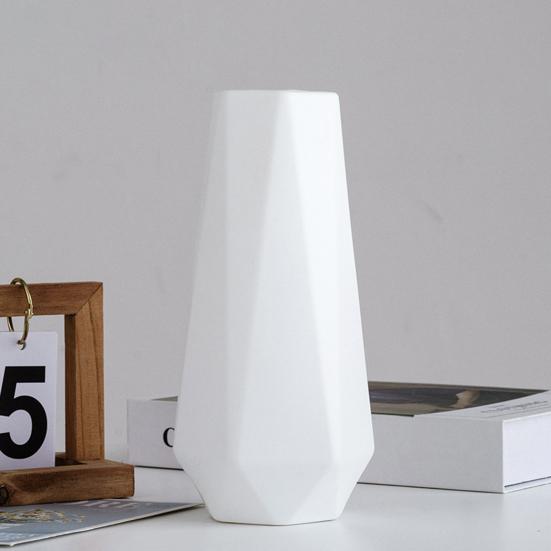 Ваза для растений, небьющаяся, с гладкой поверхностью, многоразовая, отличная имитация цветка из ротанга, центральная часть для дома