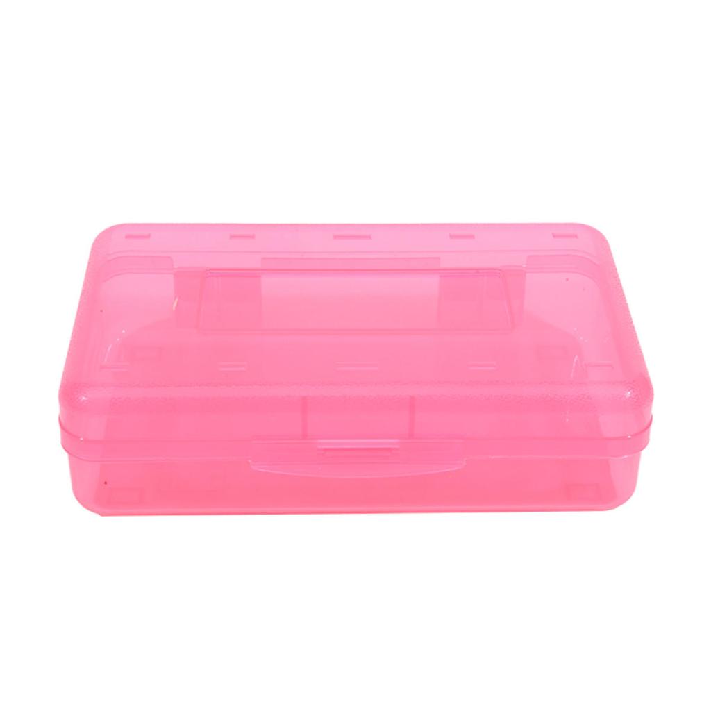 1 шт. Пенал из ПП большой вместимости, прозрачный пенал, органайзер для хранения маркеров, цветных карандашей для рисования, офисные принадлежности