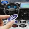 Автомобильная наклейка 2026 Значок рулевого колеса автомобиля Ford Наклейки Значок Для Ford Focus 2 Mk3 F150 Mondeo Max Fusion Ranger Escort Explorer
