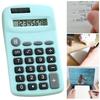 Calculator Fast Response Ultra-thin Large Screen Mini 8 Digit Solar Battery Dual Power Calculator for School