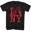 Футболка Escape From New York Унисекс Летняя Ретро Графическая с Изображением Боевика Короткий Рукав Повседневная Уличная Одежда Свободный Крой Футболка для Фаната Фильма