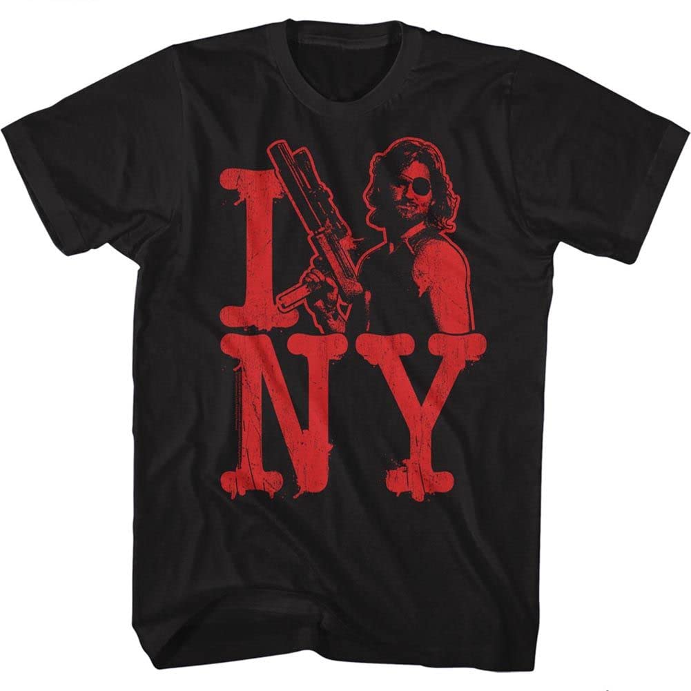 Футболка Escape From New York Унисекс Летняя Ретро Графическая с Изображением Боевика Короткий Рукав Повседневная Уличная Одежда Свободный Крой Футболка для Фаната Фильма