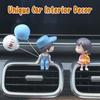 Car Ornaments Cute Cartoon Couple Action Figure Figurines Balloon Ornaments Auto Interior Dashboard Decoration for Car Home Office