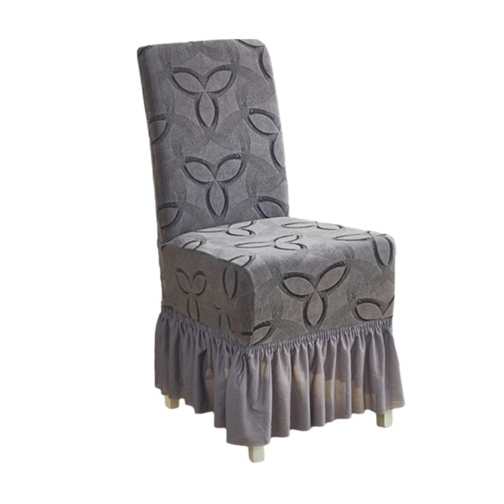Elastic Dinning Chair Protective Case Full Wrap Chair Skirt  Dinning Table