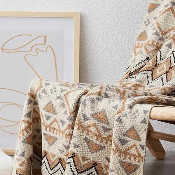 WTEMPO Офисные вязаные одеяла с кисточками в богемном стиле, одеяла для ног, шали на все тело, маленькие одеяла для сна в общежитии, домашние одеяла для кровати