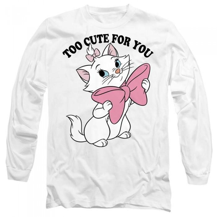 The Aristocats Unisex Adult Too Cute For You Marie Valentine`s Day T-Shirt