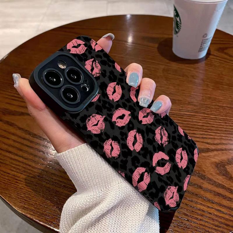 Fashion Vintage Leopard Love Kiss Silicone Case For Samsung Galaxy A32 A52 A50 A51 A31 A21S A53 A54 A71 A73 A12 A13 A14 5G Cover