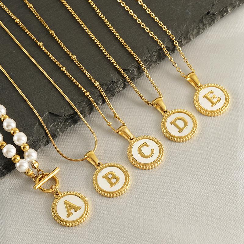 New 18K stainless steel pendant trend necklace niche design classic hot-selling explosion