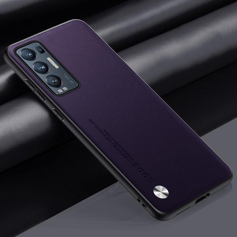 Роскошный чехол из искусственной кожи для OPPO Reno 5 Pro Plus Reno5 Pro+, задняя крышка, матовый силиконовый защитный чехол для телефона OPPO Find X3 Neo