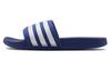 Шлепанцы Adilette с резиновой подошвой, нескользящие, унисекс, сине-белые, aq4936
