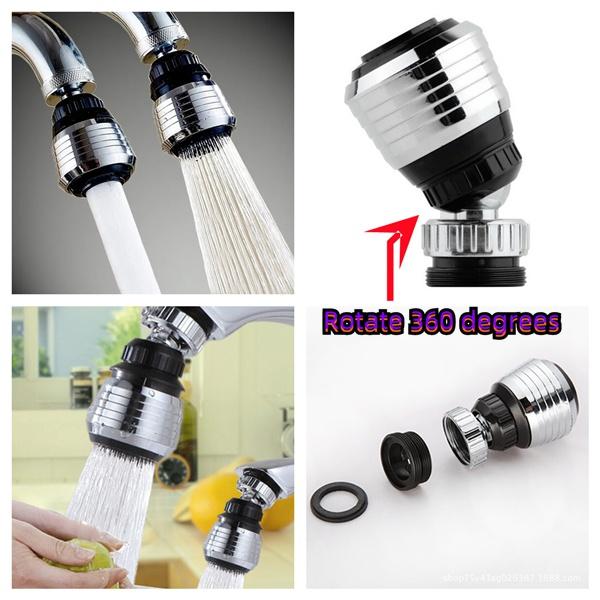 1 шт., поворотный на 360° кран, насадка-фильтр, адаптер, экономия воды, аэратор, диффузор
