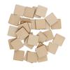 Wedding Decor Scrapbooking DIY Writing Ornament Wooden Tags Blank Plaque Square Wood Pieces