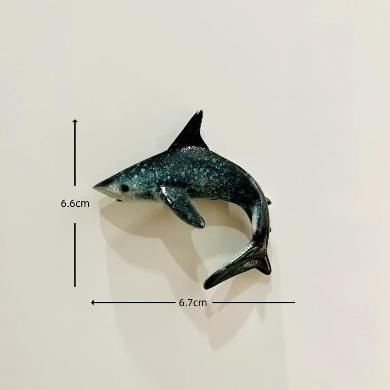 France Tahiti Marine Animals Resin Fridge Magnet Stickers Travel Souvenir Gift Landscape Refrigerator Magnet Home Kitchen Decor