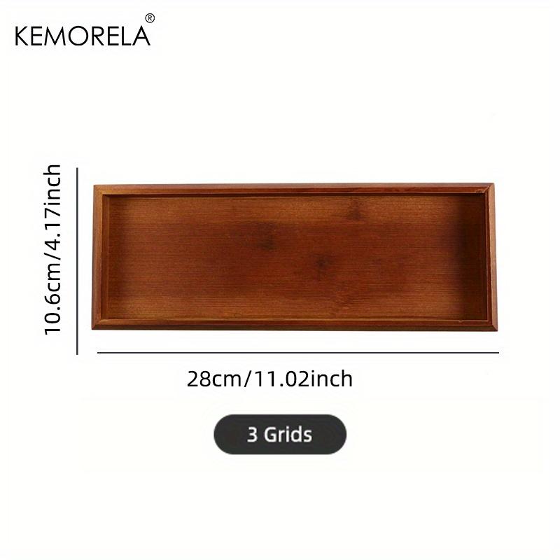 Bamboo Wooden Rectangular Tea Tray Solid Wood Tray Tea Cup Trays Stand Tray Wooden Hotel Dinner Plate Storage Tray Tableware