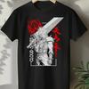 FINAL FANTASY 7 Cloud Strife Anime T Shirt Men Softstyle Tee Gaming Streetwear Graphic T-Shirt for Gamers Stylish Japanese Shirt