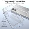 For Samsung Galaxy S25 Edge Clear Phone Case TPU+Acrylic Shockproof Phone Back Cover