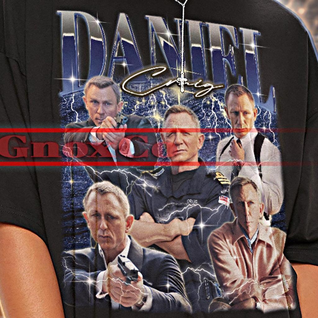 DANIEL CRAIG Shirt, Daniel Craig Tshirt, Daniel Craig Retro Tees, Daniel Craig Retro 90s Sweater, Actor Daniel Craig Merch Gift #saf