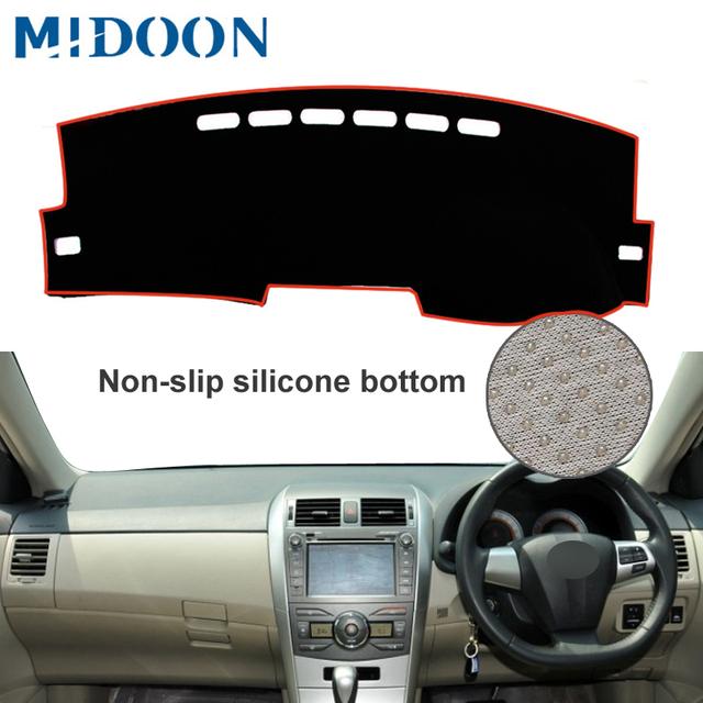For Toyota Corolla Axio 2007 2008 2009 2010 2011 2012 2013 Car Styling Covers Dashmat Dash Mat Sun Shade Dashboard Cover Capter