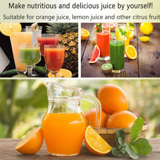 Electric Citrus Juicer Food Grade BPA-Free 18000Rpm High Speed Easy To Clean Transparent Automatic Orange Fruit Juicer Machine