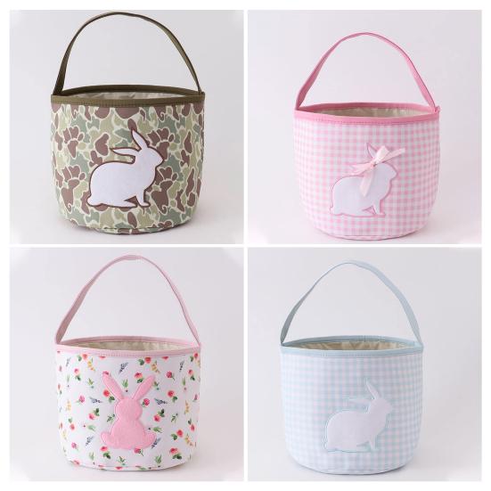 Easter Tote Bag Decorative Bunny Basket Spring Holiday Bag Egg Collecting Festive Party Indoor Outdoor Decoration