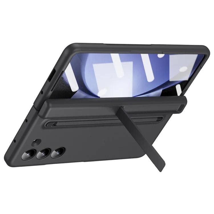 Для Samsung Galaxy Z Fold5 5G Full Guard Case Жесткий чехол для телефона с подставкой для ПК со стеклянной пленкой и стилусом