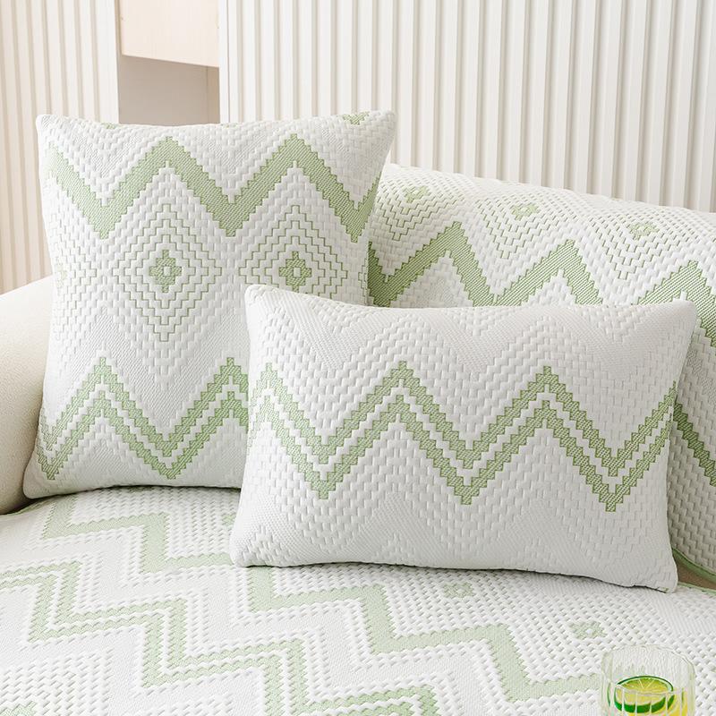 Summer Cool Ice Silk Sofa Cushion Non-Slip Summer Seat Cushion New Special-Shaped Mat Sofa Cover Cushion Summer