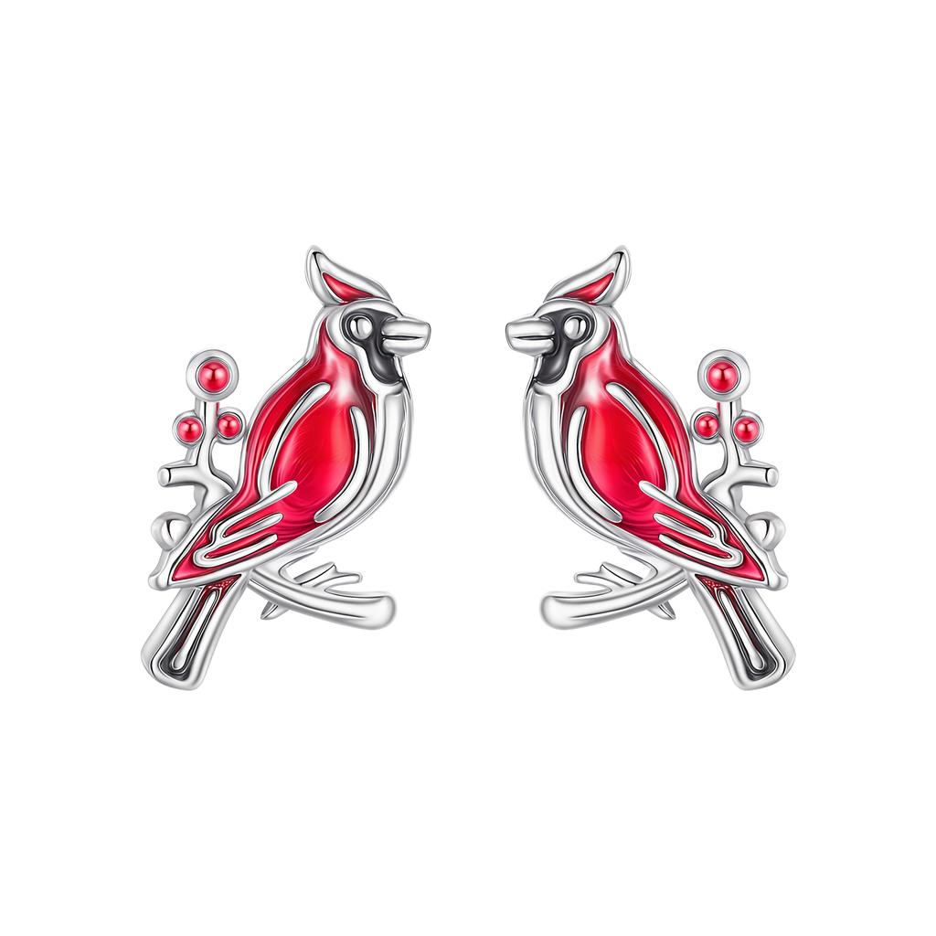 Новые Оригинальные Медные Шармы Красный Птица Сердце Гриб Бусины Подвески Подходят для Браслета Ожерелья DIY Ювелирные Изделия Подарок