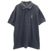 ICEBERG HISTORY Made In Italy Short Sleeve Polo Shirt XL Charcoal Men's Used